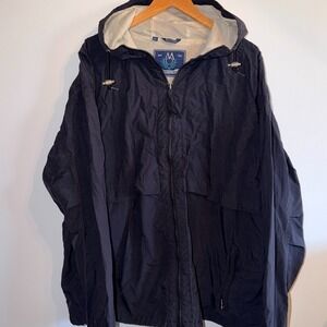 Vintage‎ Members Only Men's Windbreaker Style Blue Jacket XXL